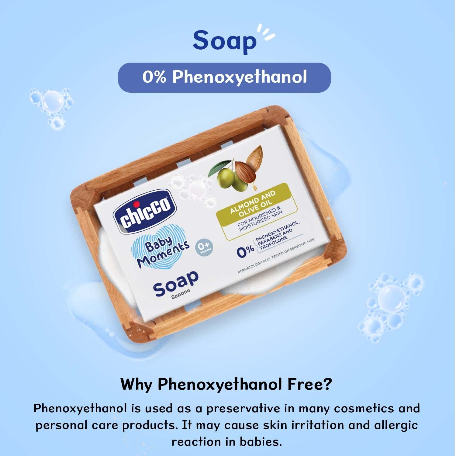 Chicco - Bm Soap 125g (Buy 3 Get 1 Free)