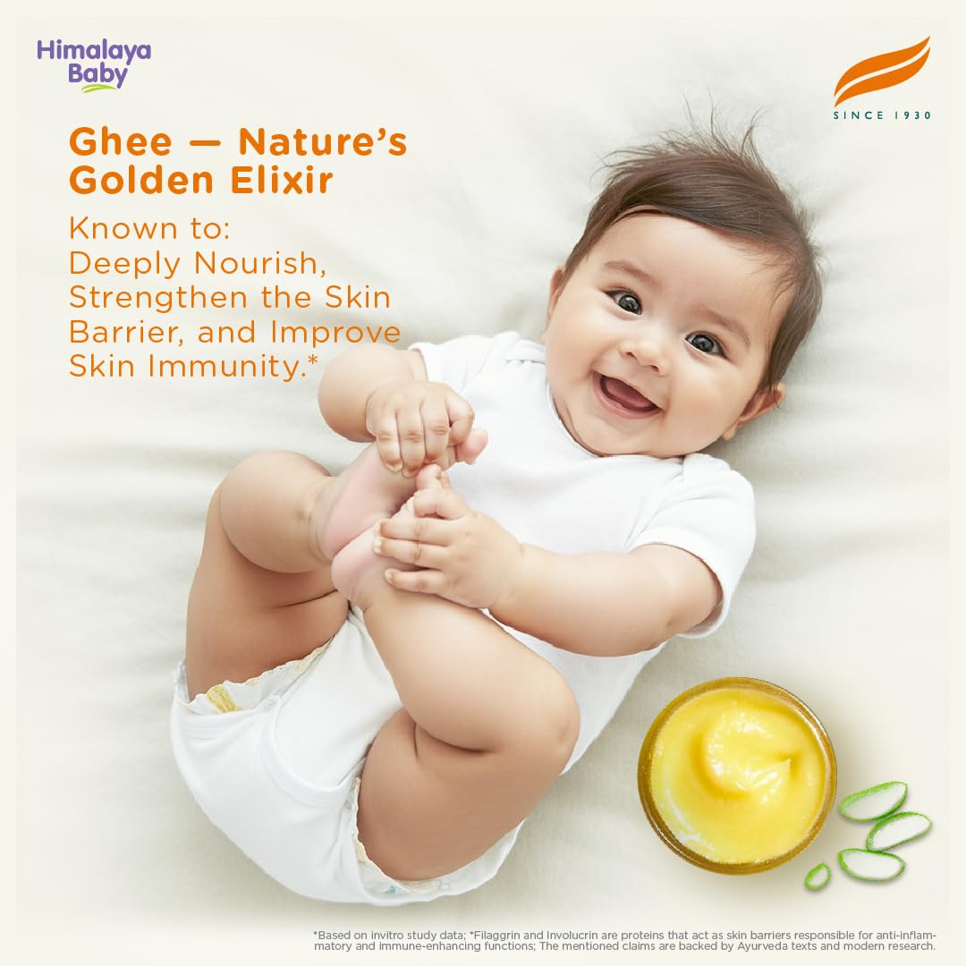 Himalaya Baby Rash Relief Cream with Pure Cow Ghee 50g| For Sensitive Skin Cow Ghee 50 g (Pack of 1)