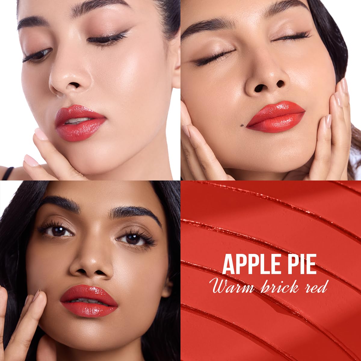 Staze Y.U.M.M.Y Lip Gloss Balm | 3-in-1 Gloss + Tint + Balm | High-Shine Glossy Finish | With SPF 15 | Non-sticky Formula with Hyaluronic Acid & Shea Butter | 03 Apple Pie | 2g