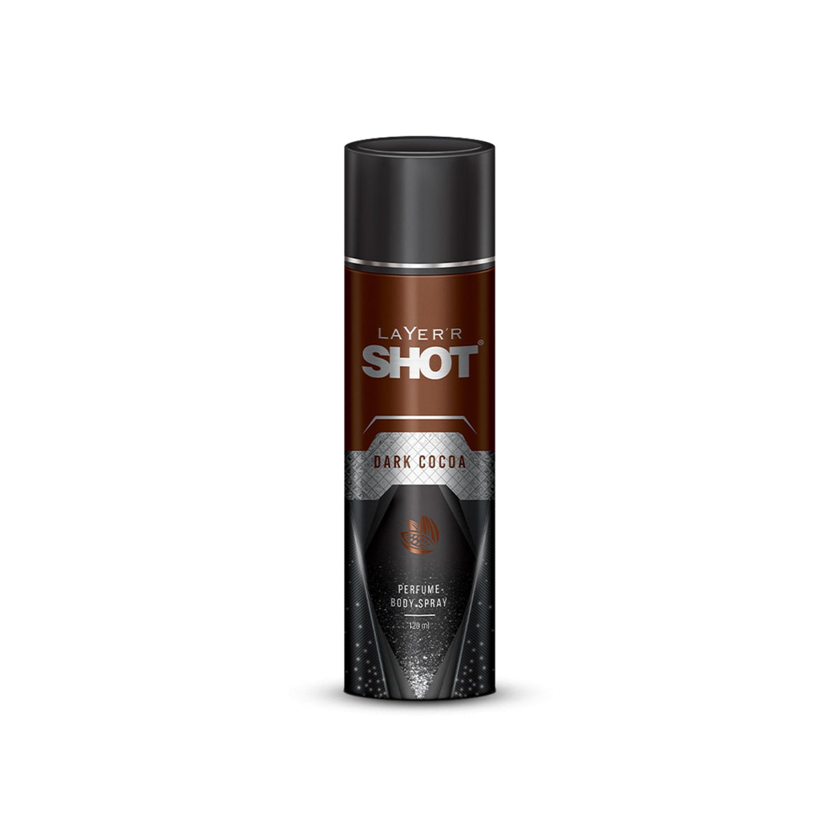 Layer'r SHOT Dark Cocoa Deodorant Body Spray for Men 120ml