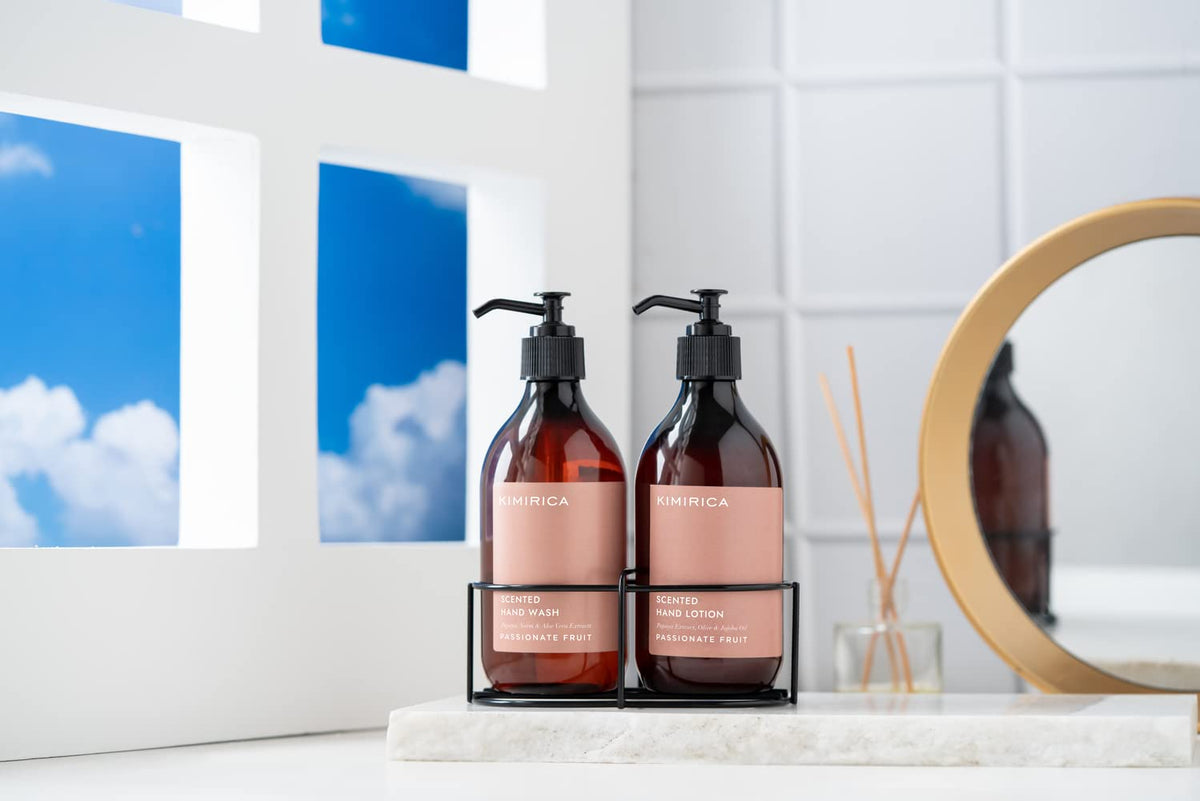 Kimirica Hand Wash 300ml | Delicate Floral Fragrance | Hydrating Formula Clear Gel Texture | Handwash For Deep clean and Moisturize hand 100% Vegan & Paraben Fr