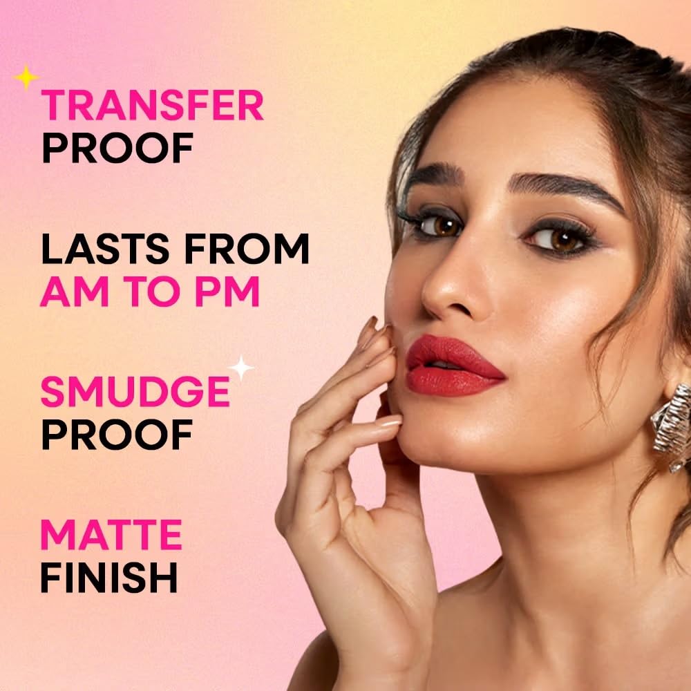 Nykaa Matte To Last ! Transferproof Liquid Lipstick - Maithili 25 (5ml)
