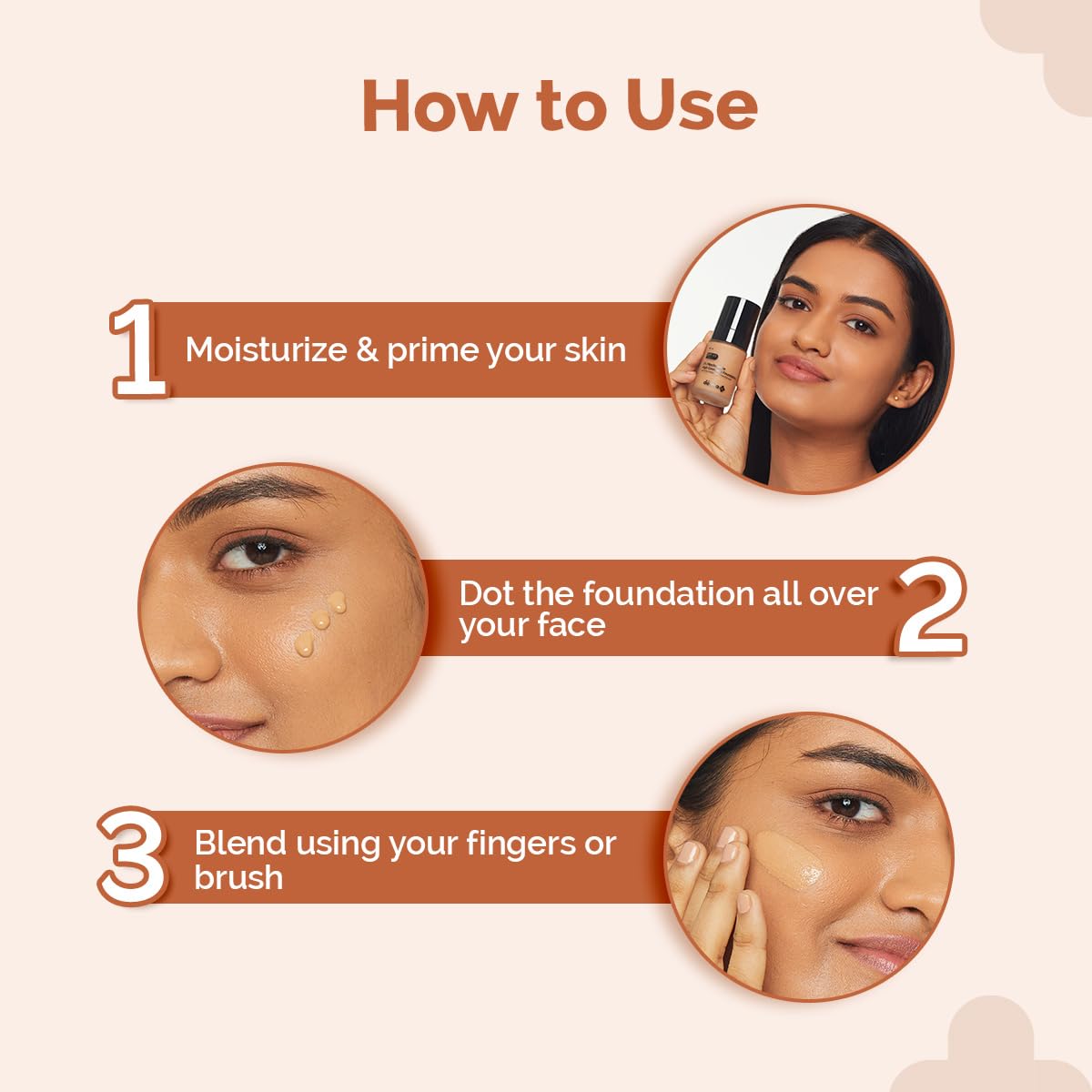 The Derma Co Matte 2% Niacinamide Medium Coverage Liquid Foundation | With 1% Hyaluronic Acid | SPF 40 & Pa+++ | For 12 Hour Long Stay & Oil Control | For All Skin Types - 04 Caramel