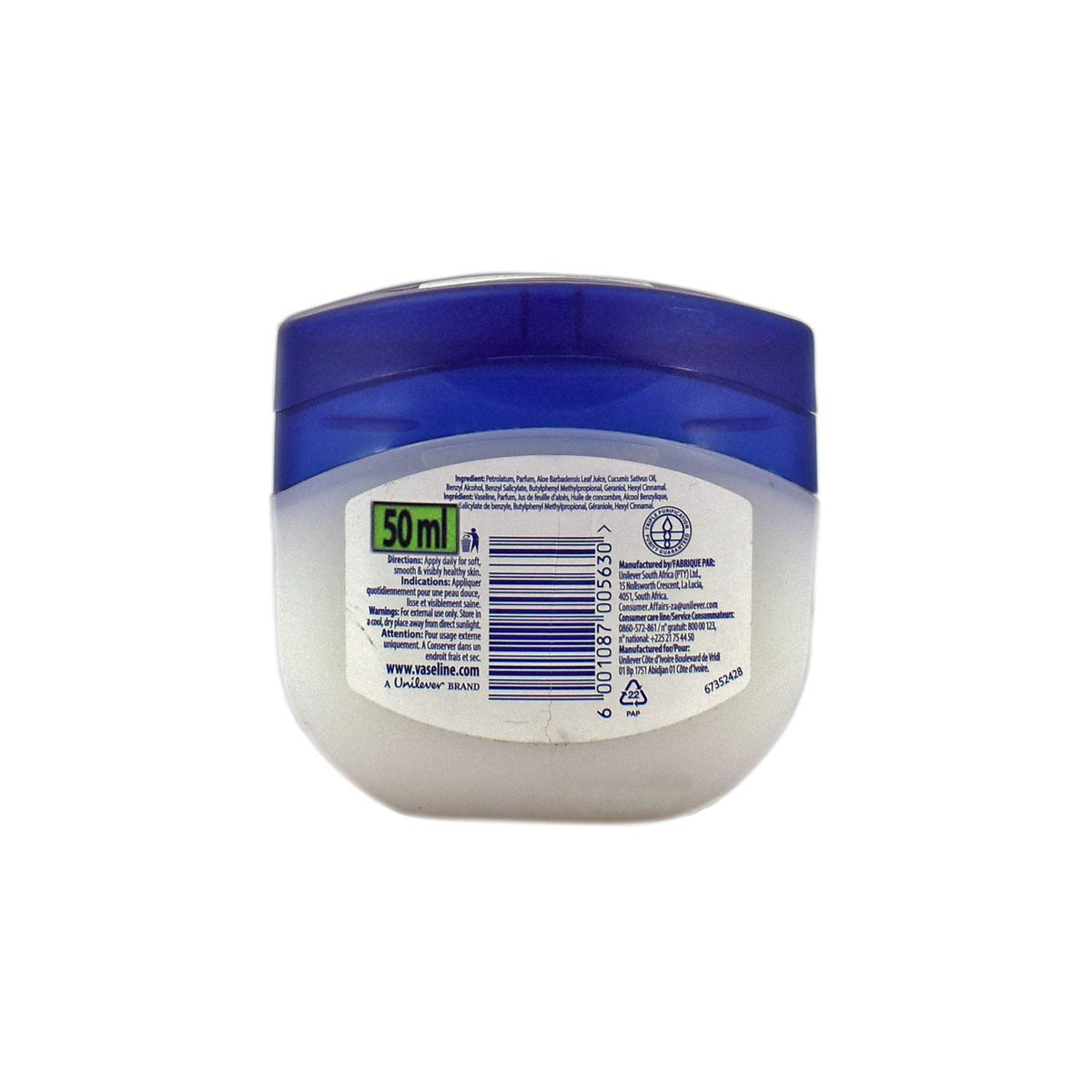 Vaseline Aloe Fresh, 1.75 Fl. Oz - 4 Pack: Blueseal Light Hydrating Jelly Aloe Fresh, Travel Size - 1.75 Fl. Oz (50 Ml) Pack Of 4 4 count (Pack of 1)