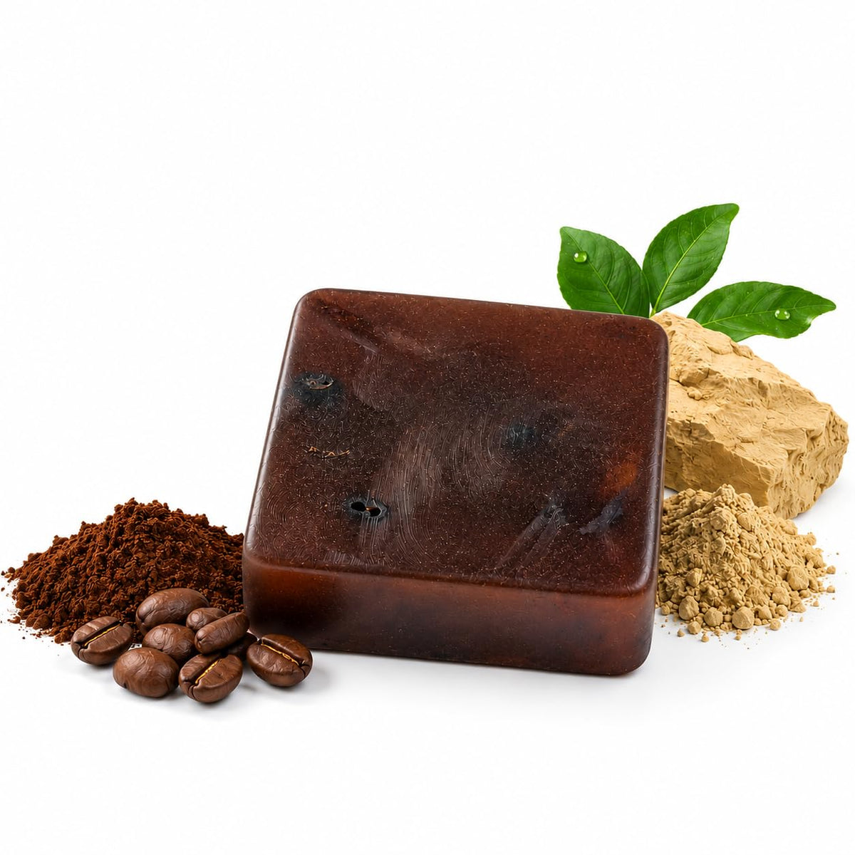 Coffee Multani Mitti Handmade Soap Natural Skin Cleansing Bath Bar for Oily Skin Tan Removal Deep Cleansing Soap .Natural Skin Cleansing, For Oily Skin, Tan Rem