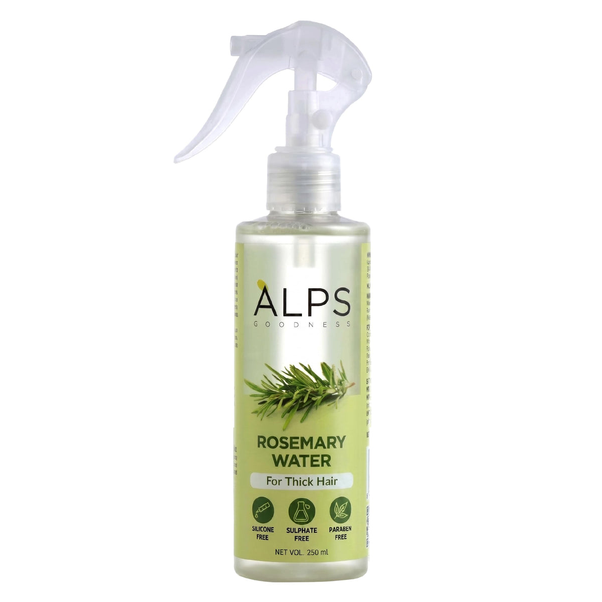 Alps Goodness Rosemary Water Spray for Hair Growth (250ml) | Clinically Proven (In Vivo Tested) to Reduce Hair Fall & Promote Regrowth | 100% Natural Rosemary E
