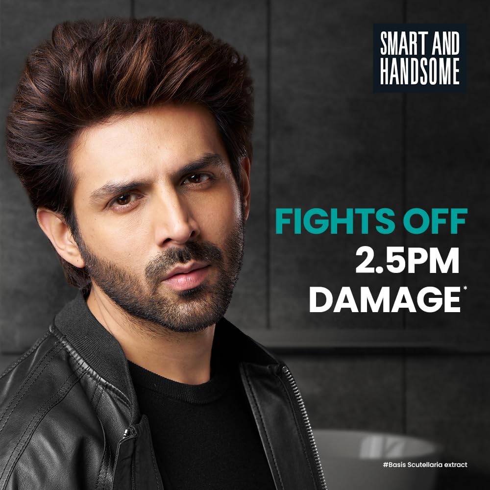 SMART AND HANDSOME MAXX DETOX™ DAILY SCRUB WASH | Fights 2.5 PM Damage | Gently exfoliates | Balance Excess Oil | With Ginseng to Revitalizes Dull Skin & PHA+BH
