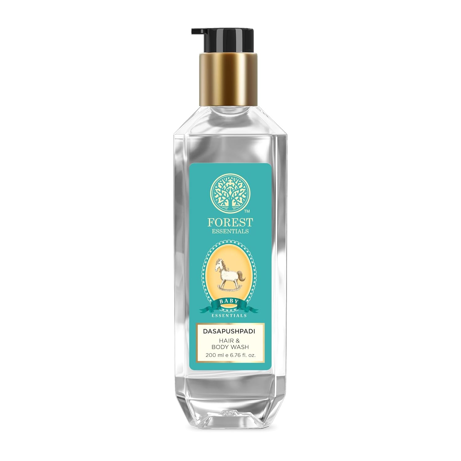 Forest Essentials Dasapushpadi Baby Hair and Body Wash, 200ml