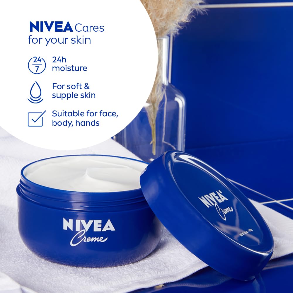NIVEA Crème, All Season Multi Purpose Cream, 100ml Nivea 100 ml (Pack of 1)