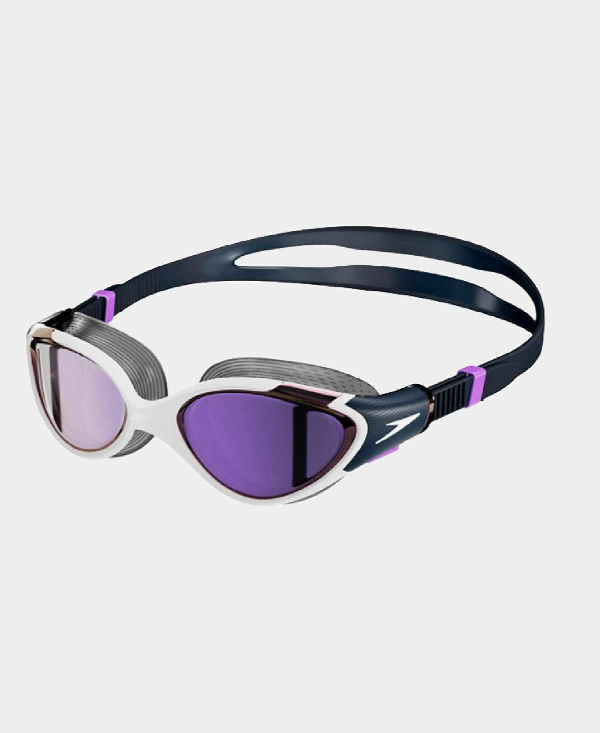 Speedo Women's Biofuse 2.0 Tint-Lens Goggles White/True Navy/Sweet Purple One Size