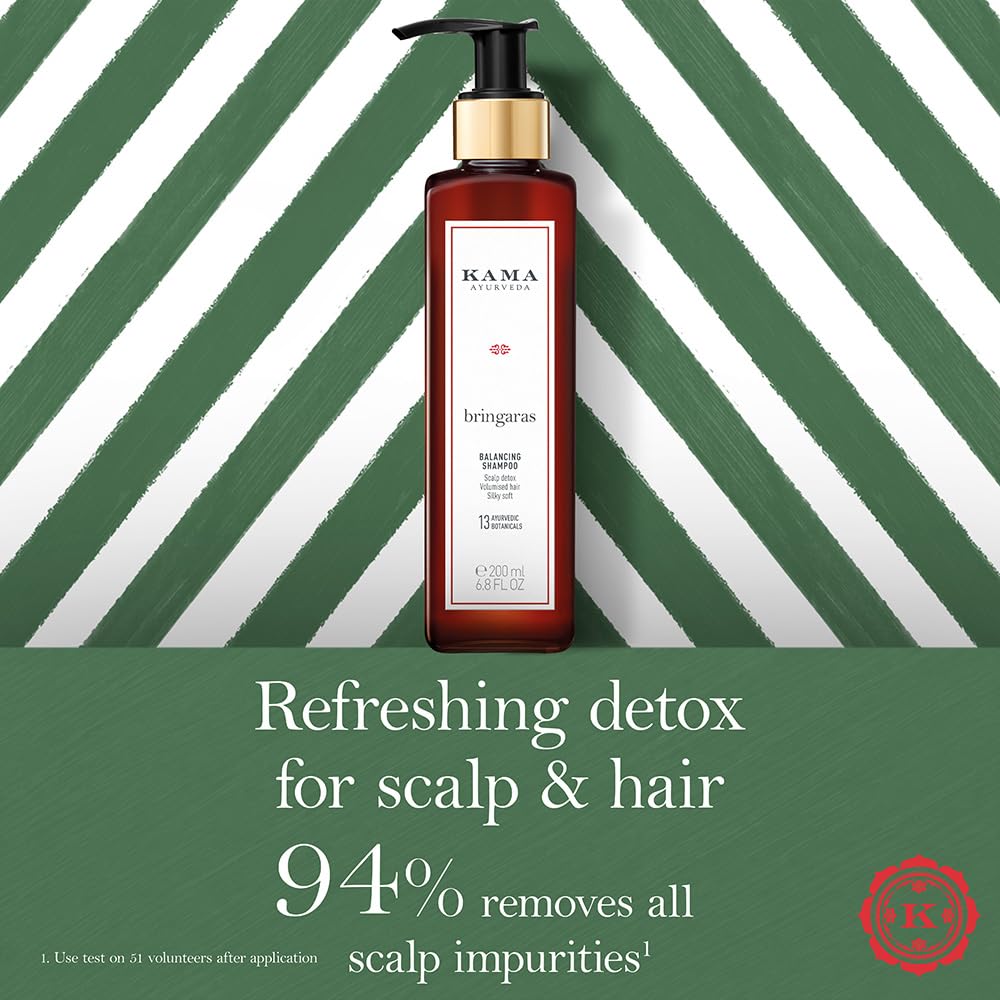 BRINGARAS INVIGORATING SHAMPOO 200 ML | For Nourished & Repaired Hair