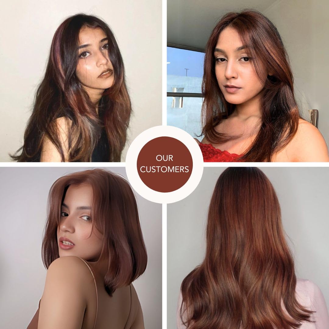Paradyes Semi-Permanent Coffee Brown Hair Colour | Conditioner-Based DIY Colour | For Colour Refresh | Best on Pre-Lightened Hair | 120g
