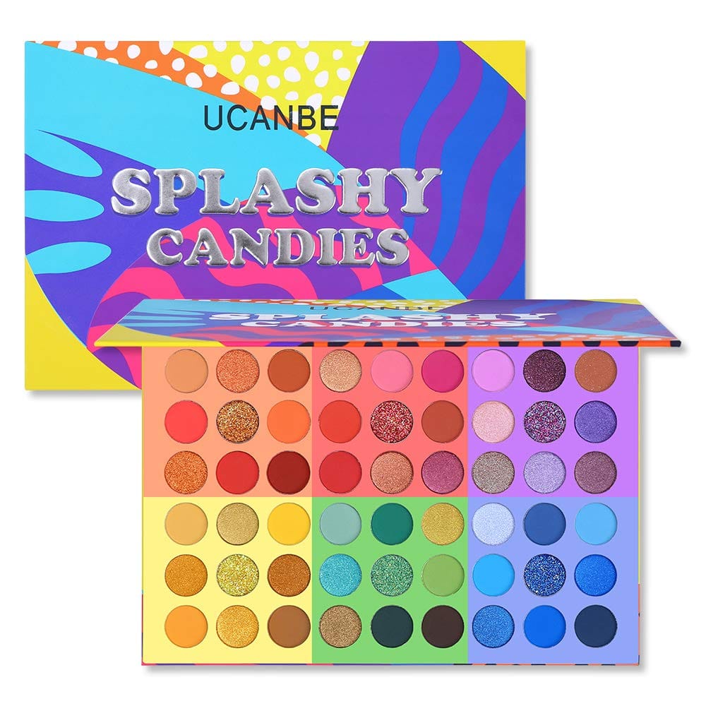 UCANBE - 54 Colors Splashy Candies Eyeshadow Palette