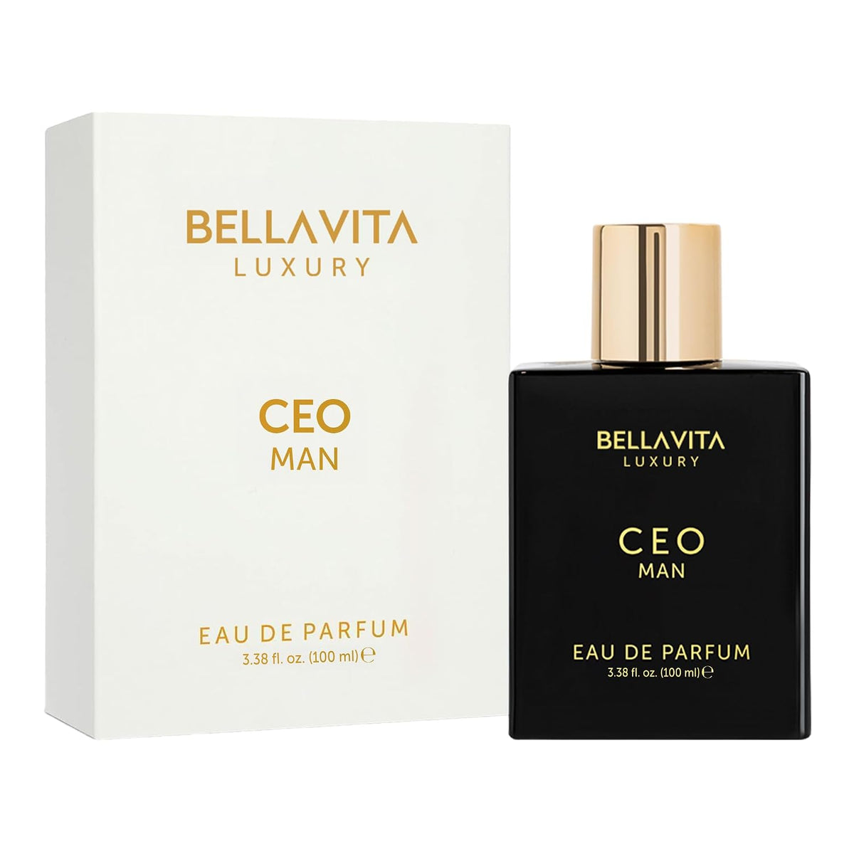 Bella Vita Luxury CEO Man | Long Lasting EDP 100ml | with Lemon, Lavender, Tonka, Mandarin & Vetiver | Premium Fragrance Perfume for Men | Ideal for Every Momen