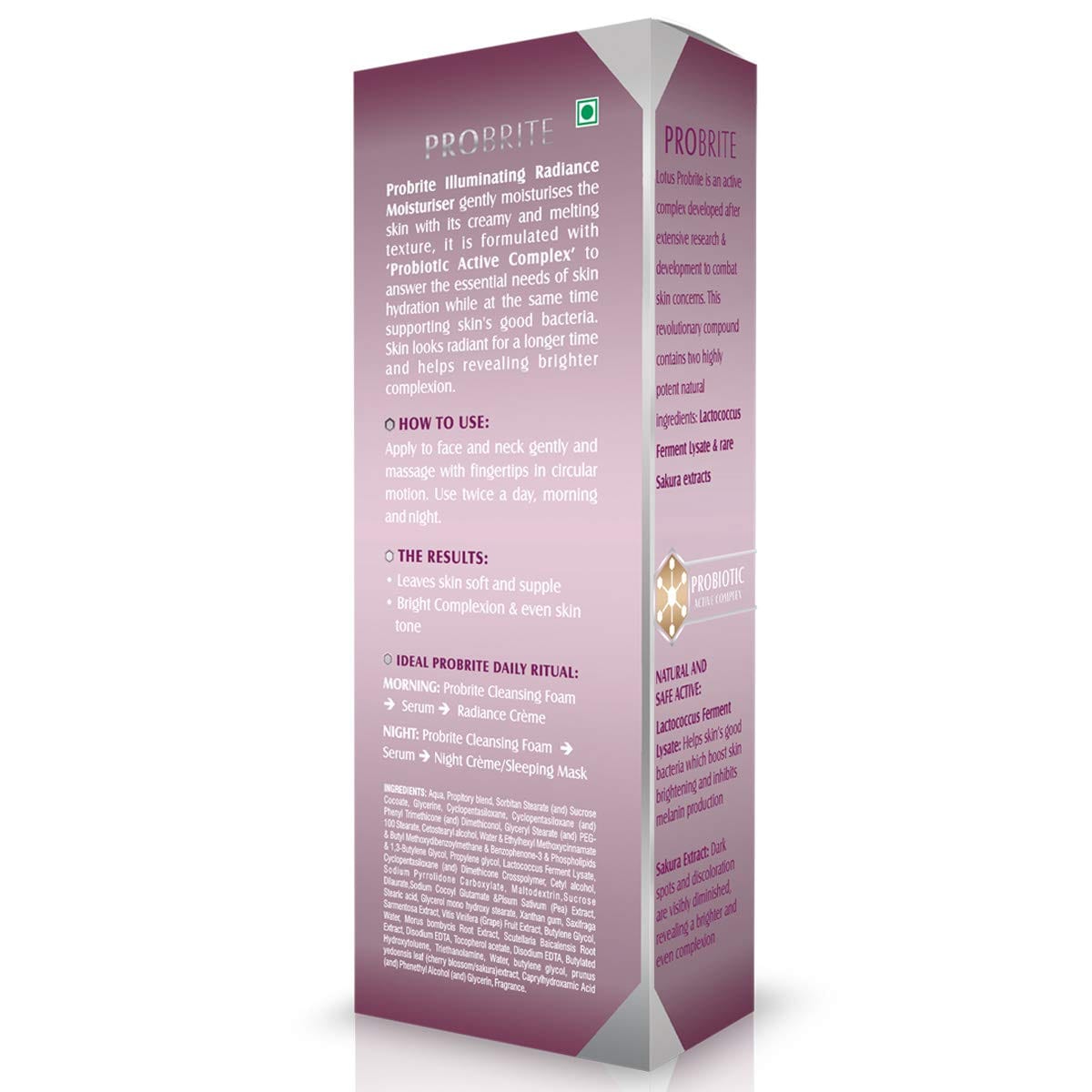 Lotus Herbals - Probrite Illuminating Radiance Moisturiser (50mL)