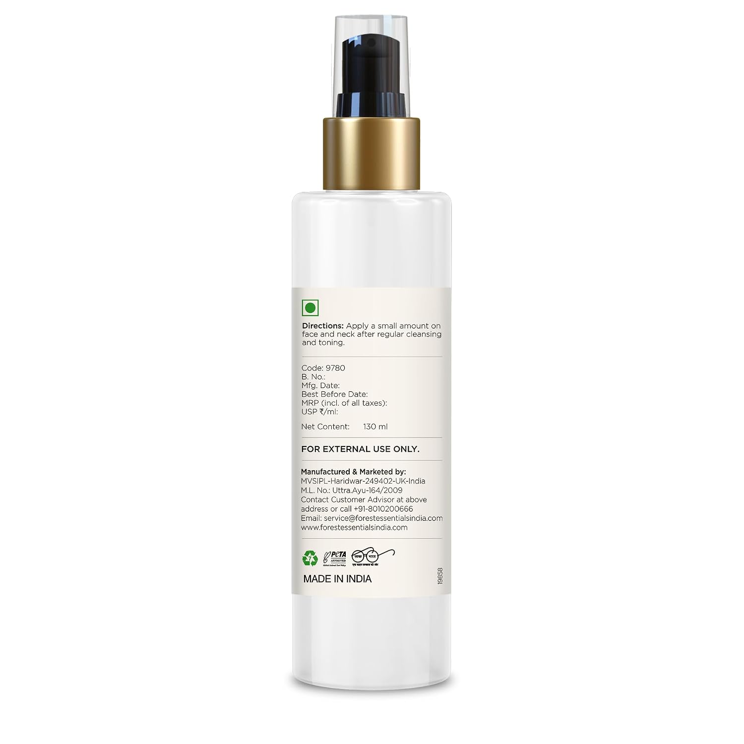 Forest Essentials Hydrating Facial Moisturiser Sandalwood & Orange Peel with SPF 30 PA++ | Ayurvedic Moisturiser for Normal to Dry Skin | Hydrating Daily Face Lotion with Sun Protection