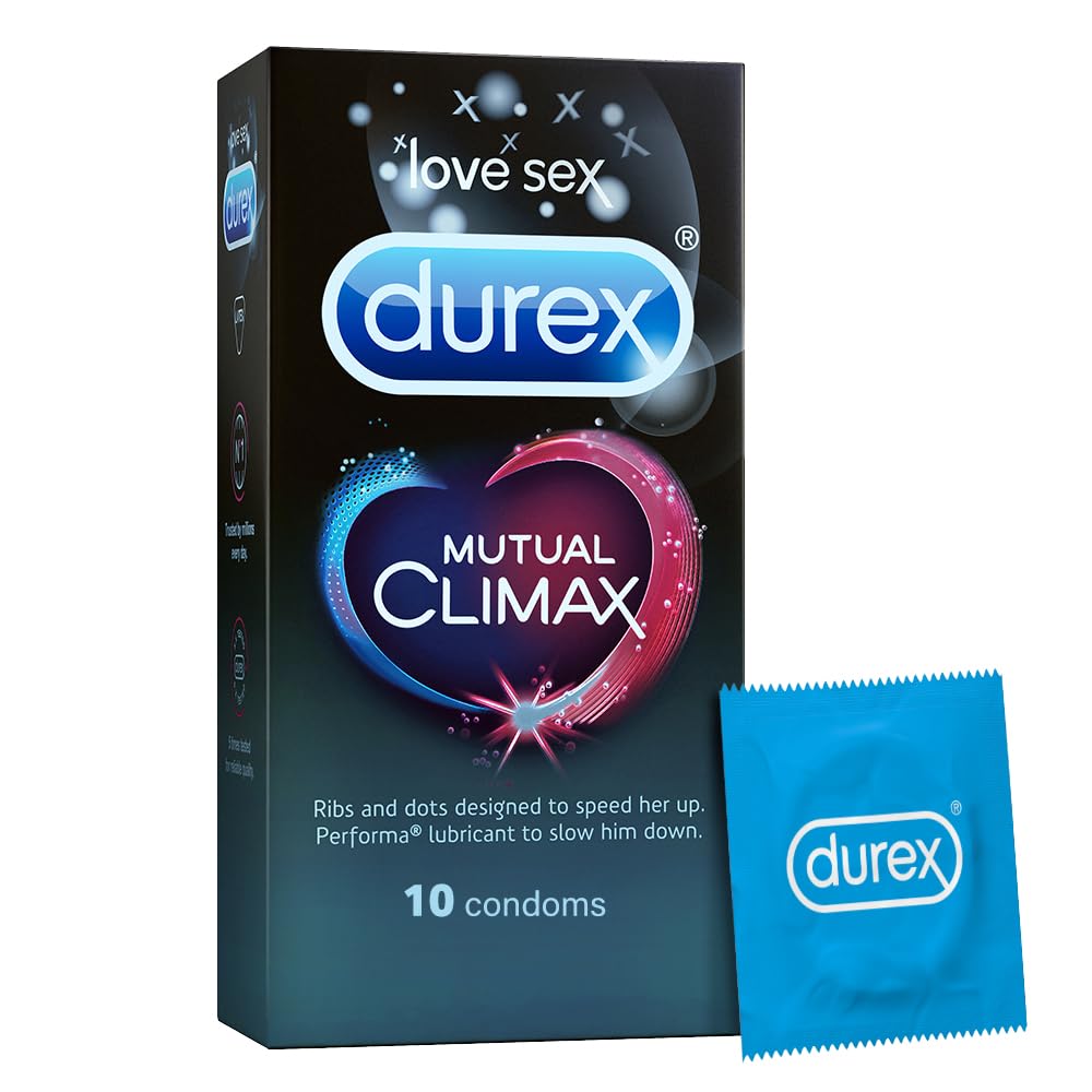 Durex Mutual Climax & Extra Time & Air Ultra Thin Condoms - 10 Count