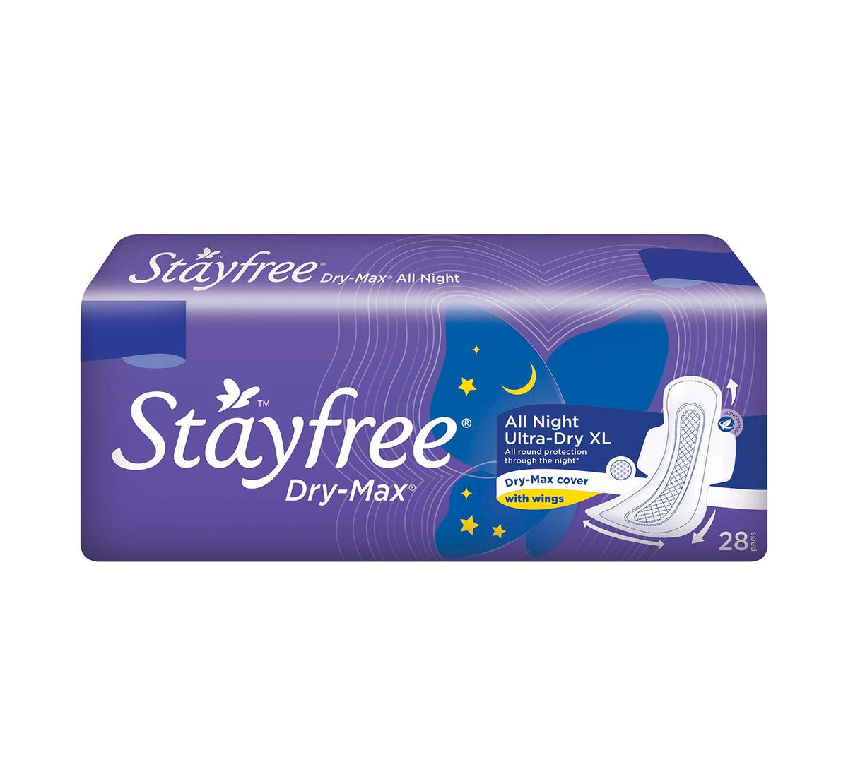 Stayfree Dry Max All Night Sanitary napkins (28 Count) & Stayfree Advanced XL All Night Sanitary napkins (28 Count)