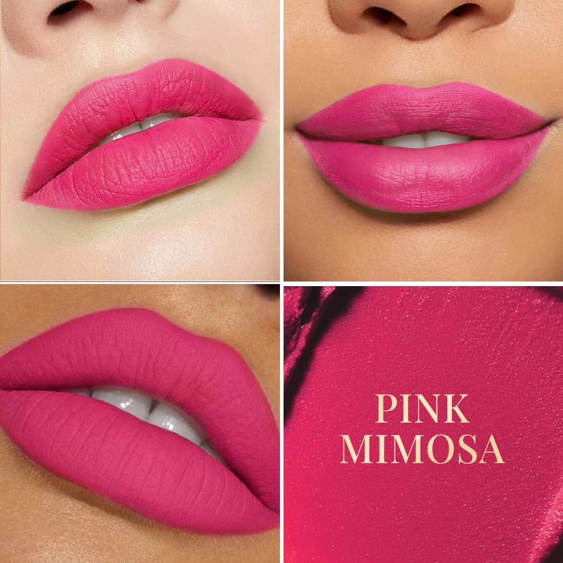 Creamy Matte Kiss Bullet Lipstick | Moisturizing & Lightweight | Comfortable, Non-drying & Long Stay Lipstick | Infused with Cocoa Butter & Vitamin E | Lipstick