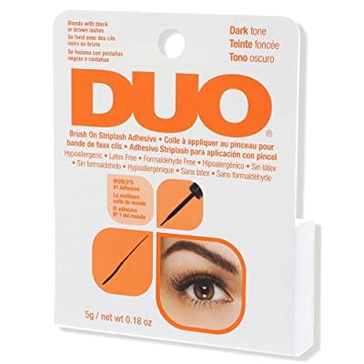 Duo - Brush-On Strip Lash Adhesive, Dark Tone Orange