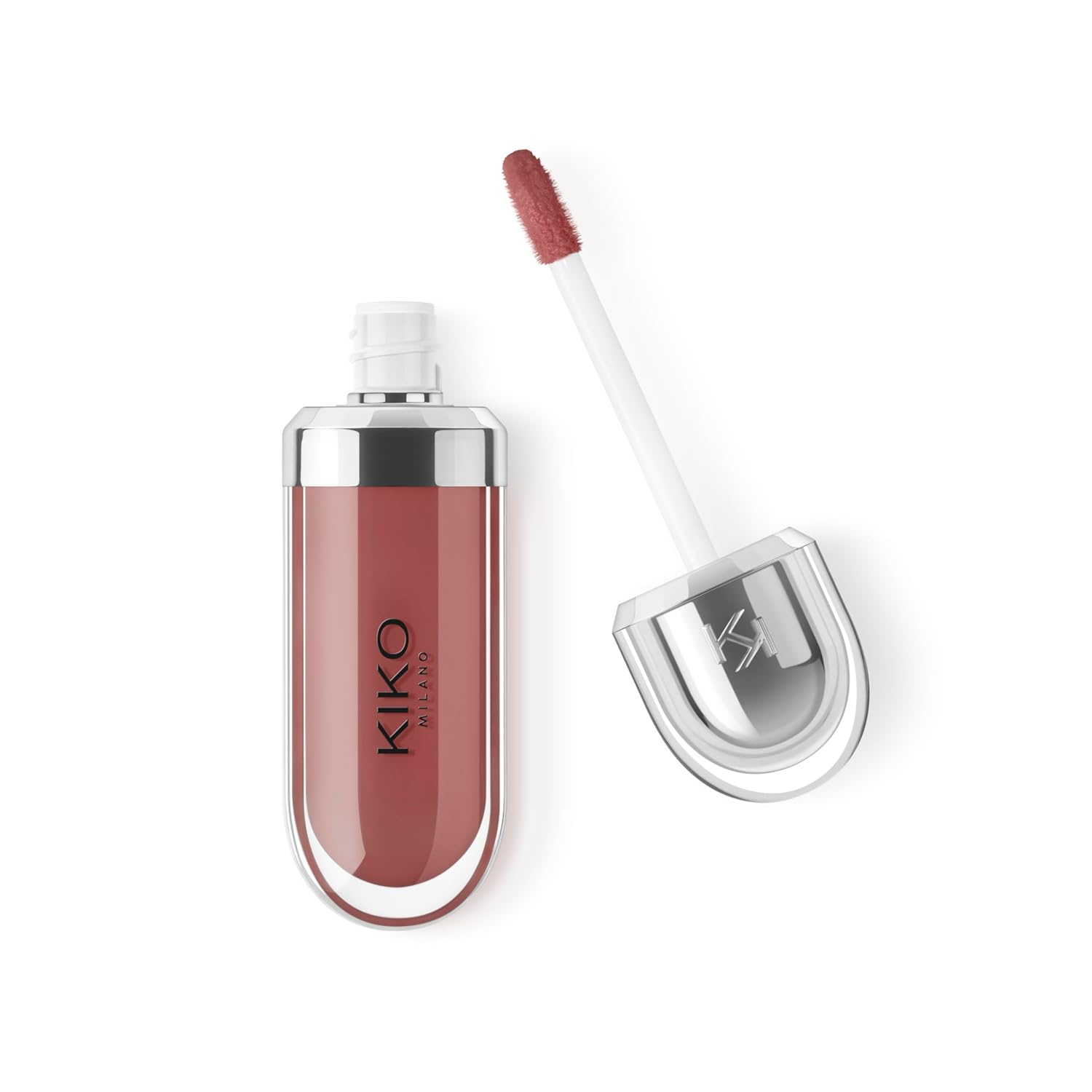KIKO Milano 3D Hydra Lip Gloss – High Shine, Hydrating, Plumping, Non-Sticky, Moisturizing Lip Makeup Color:21 Brun Rose