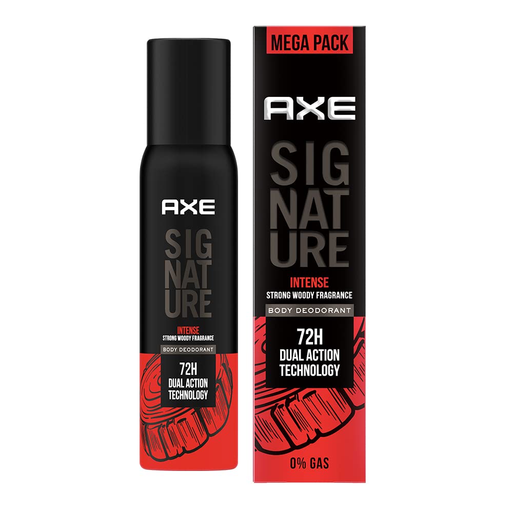 AXE Signature Intense Long Lasting Deodorant No Gas Body Perfume For Men 200 Ml 200 ml (Pack of 1)