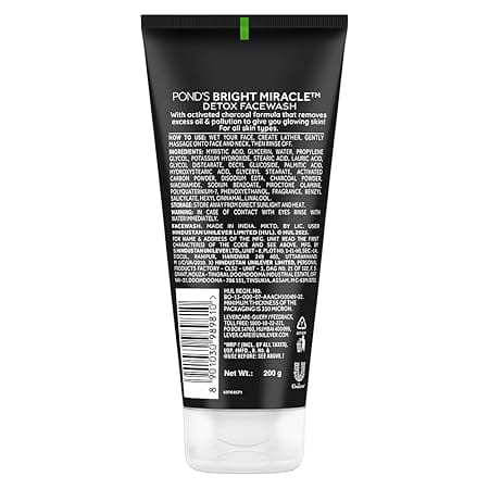 POND'S - Bright Miracle Detox Facewash Face Wash (200g)