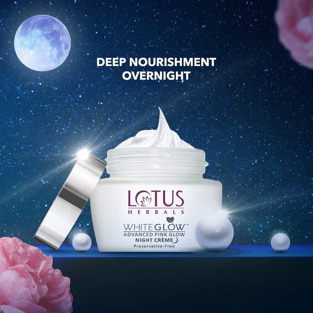 Lotus Herbals - Whiteglow Advanced Pink Glow Night Crème (50g)