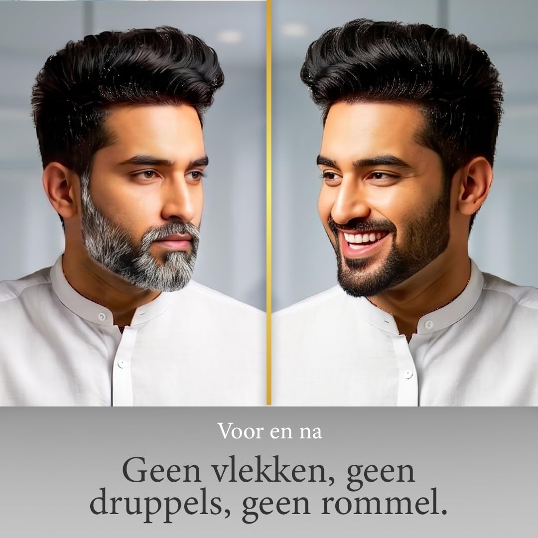 Bigen Men's Beard Color Medium Brown 20gm+20gm -105, 102 g
