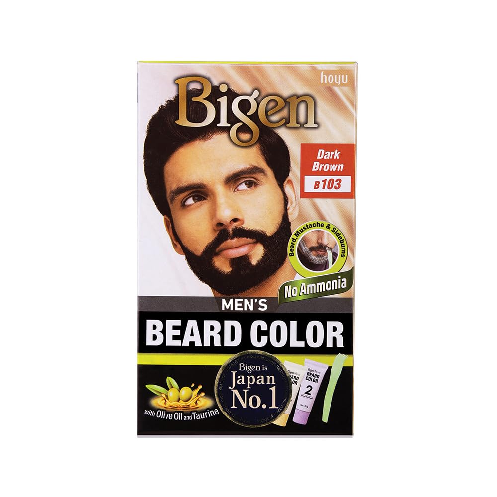 Bigen Mens Beard Colour, 40g - Dark Brown 103
