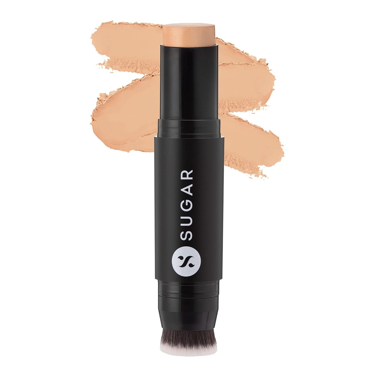 SUGAR Cosmetics Ace Of Face Foundation Stick with In-Built Brush | Full Coverage Cream Foundation for Indian Skin | Matte Finish | Lasts 24 Hours | 12gm - 37 Freddo