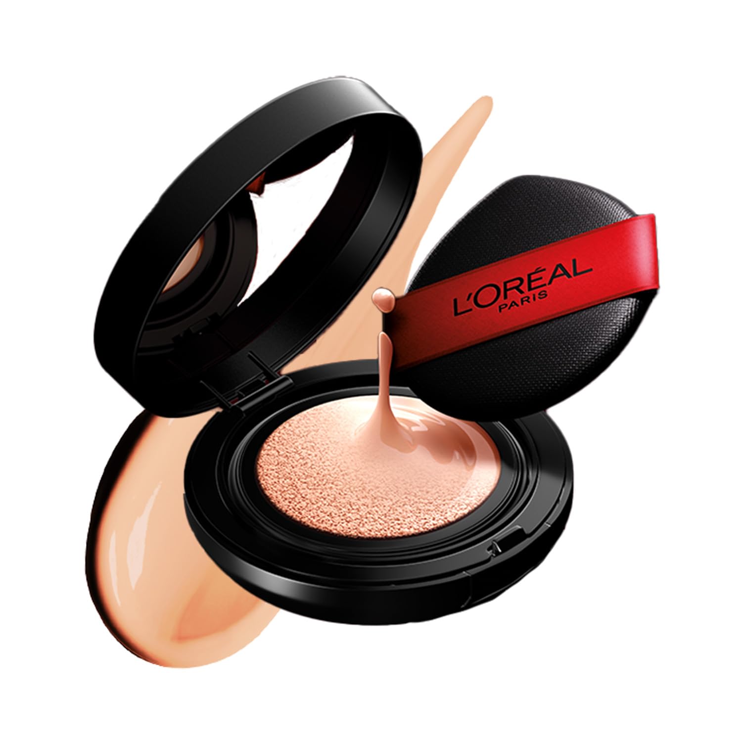 L'Oreal Paris Infallible Cushion Foundation, 24Hr Full Coverage, Glass-skin finish, No Oxidation, Shade 140, 11g