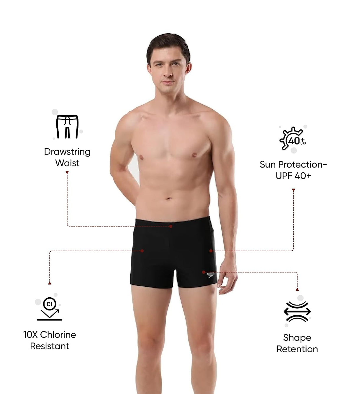 Speedo Male Swimwear Houston Aquashort