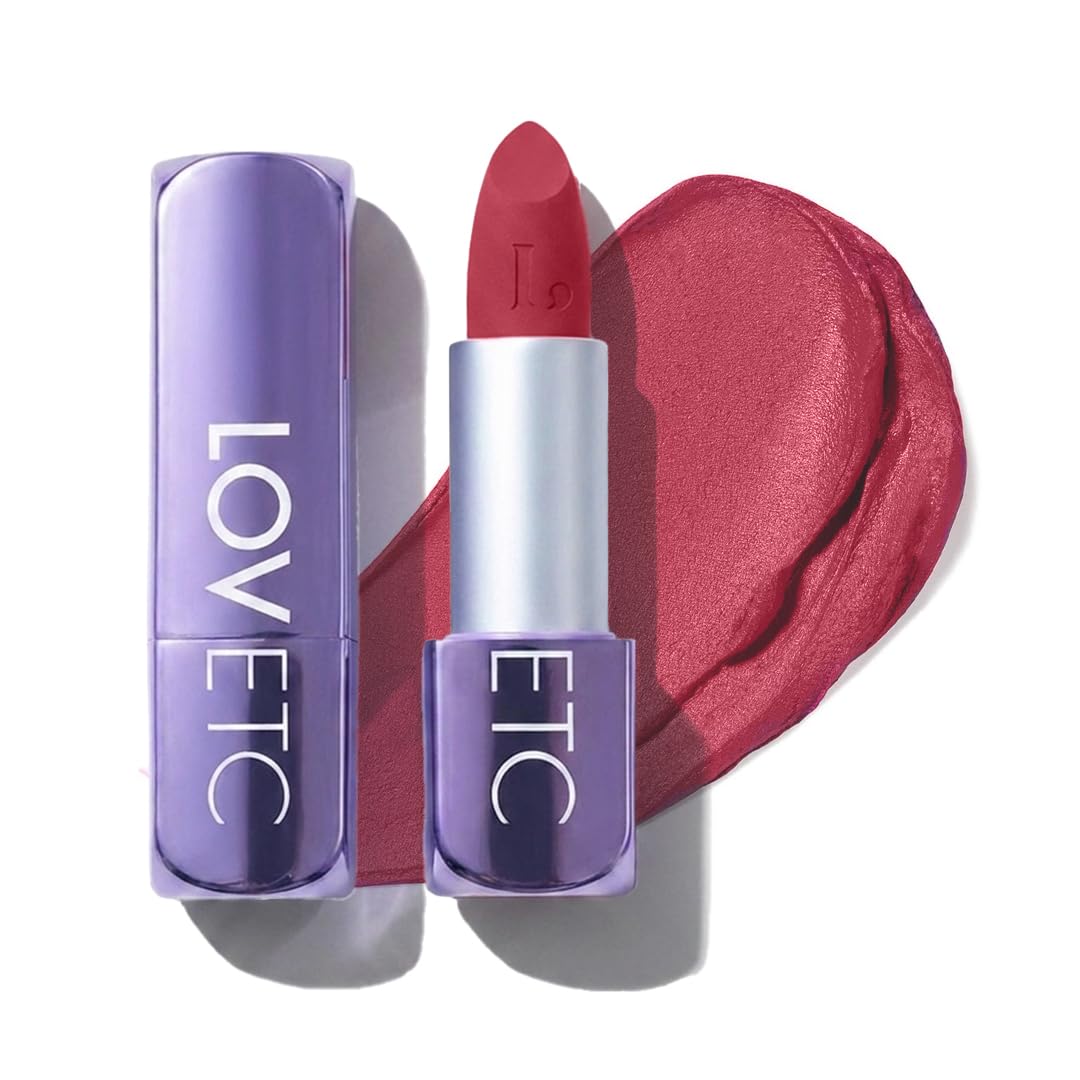 LOVETC HD Matte Lipstick, Transfer-Proof Makeup, Birthday Blush, 4.2g
