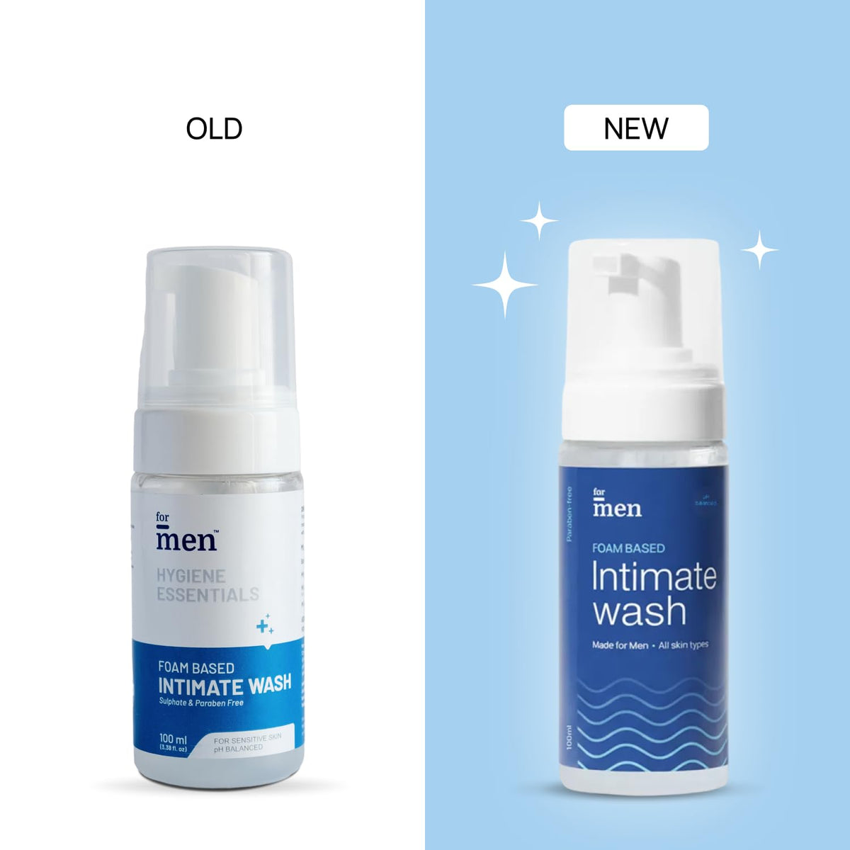 ForMen Intimate Wash for Men | pH Balanced Foam Based | Intimate Hygiene Wash | Anti Bacterial, Anti Fungal Sulphate & Paraben Free | with Aloe Vera and Tea Tre