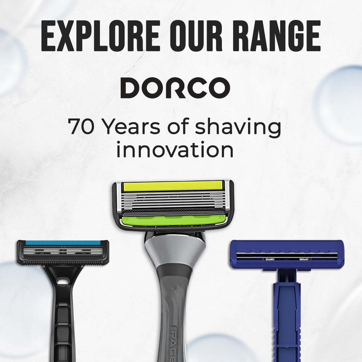 DORCO TG710 Disposable Shaving Razors for Men with Dispenser, Pack of 12 | Twin Blade Technology | Long Handle with Lubrastrip | Smooth & Comfortable Shave | Ea