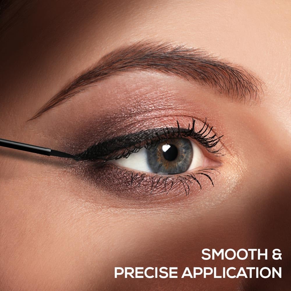 RENEE Midnight Matte Eyeliner, Darkest Black, Long Lasting, Smudge-Proof & Waterproof Formula, One-Swipe-Application with Intense Pigment, Enriched with Vitamin E, Camomile & Aloe Vera, 2.5ml
