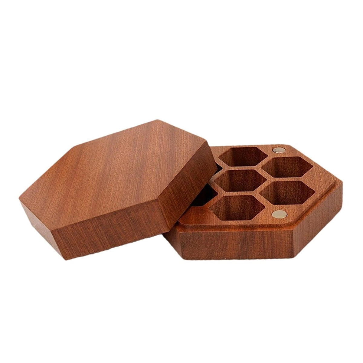 Wood Dice Storage Box Dice Holder Dice Case for Polyhedral Tabletop Dice