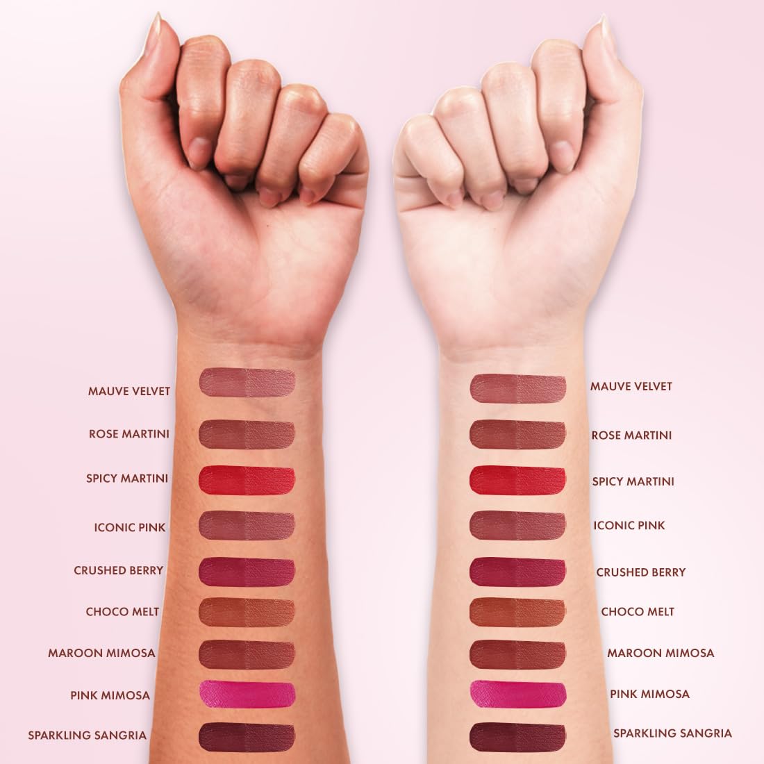 Creamy Matte Kiss Bullet Lipstick | Moisturizing & Lightweight | Comfortable, Non-drying & Long Stay Lipstick | Infused with Cocoa Butter & Vitamin E | Lipstick