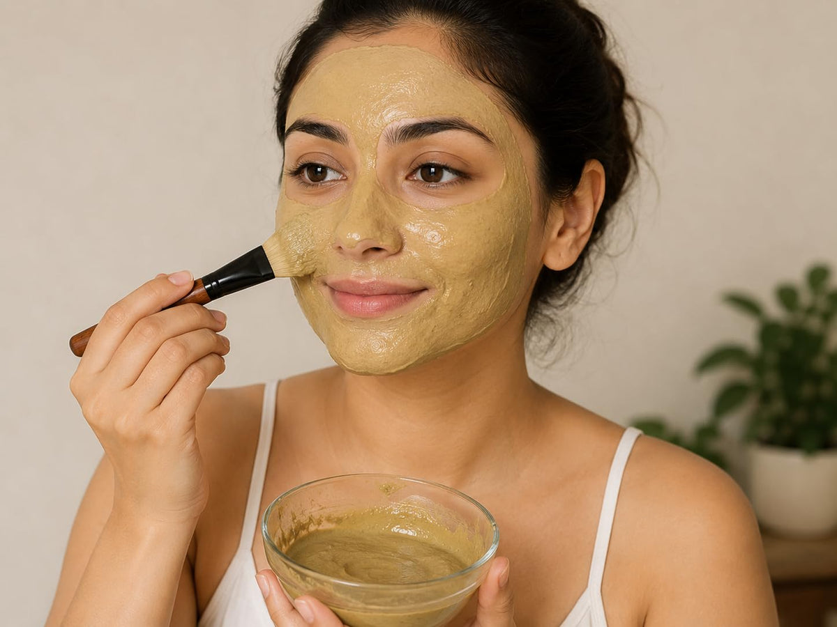 NETURAL BRIGHT Multani Mitti Powder 100% Pure & Natural Chemical Free (500g) Face Pack, Skin Care, Hair Care