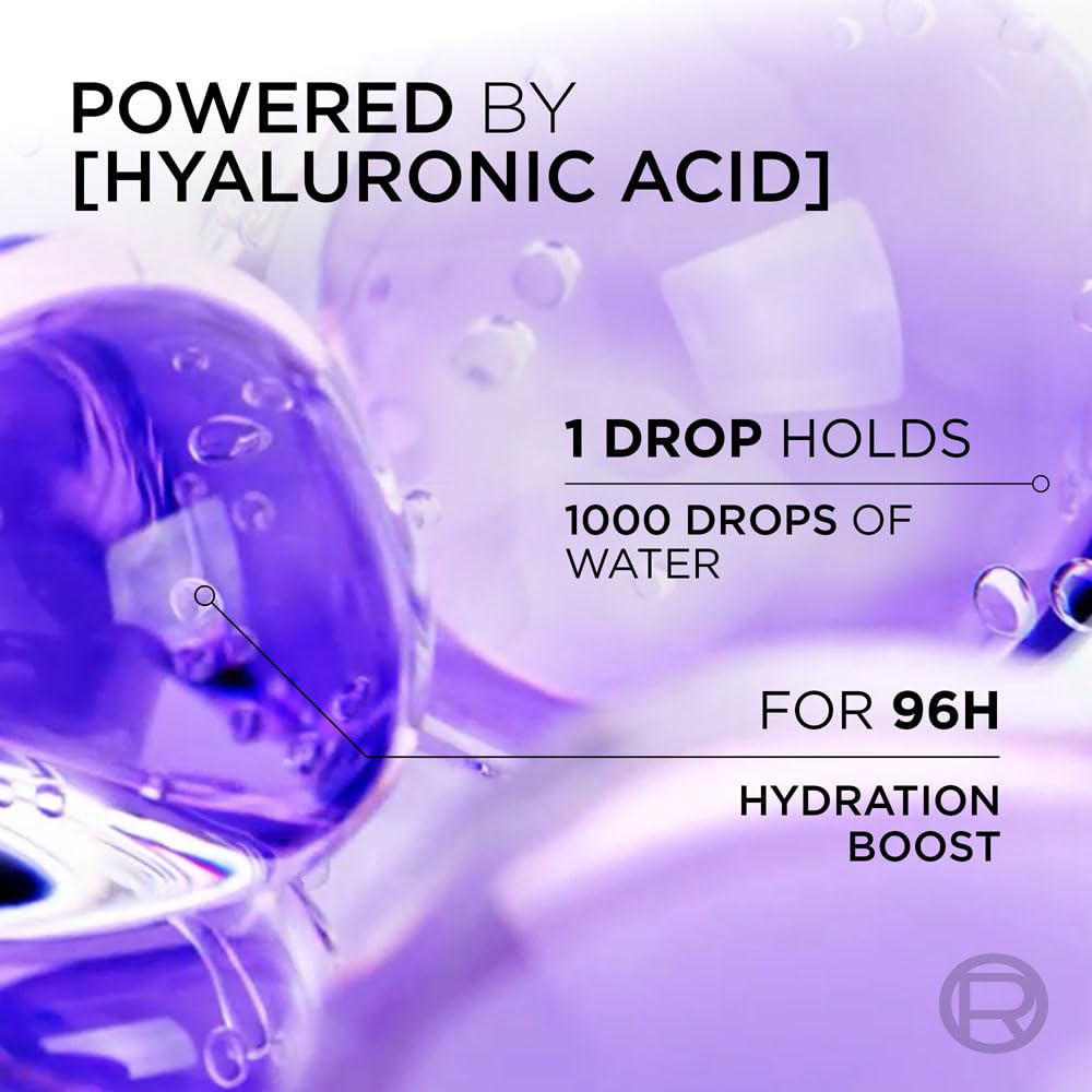 L'Oreal Paris Hyaluron Moisture 72H Filling Shampoo With Hyaluronic Acid for Dry & Dehydrated Hair 340ML + Conditioner 180 mL, Regime Pack of 2