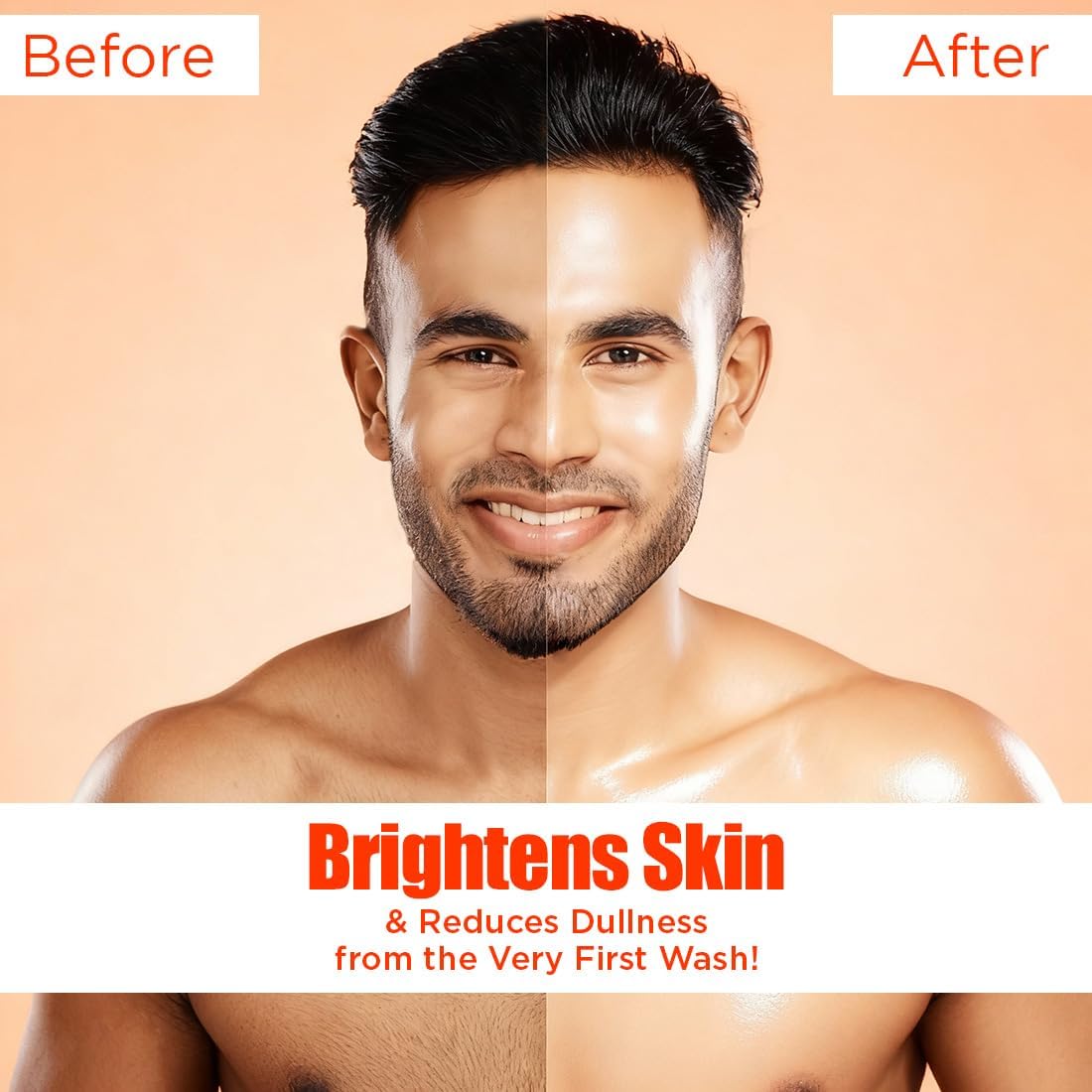 The Man Company Vitamin C Face Wash with Turmeric and Moringa | Paraben Free - 100ml, Pack of 2 | Face Wash For Man