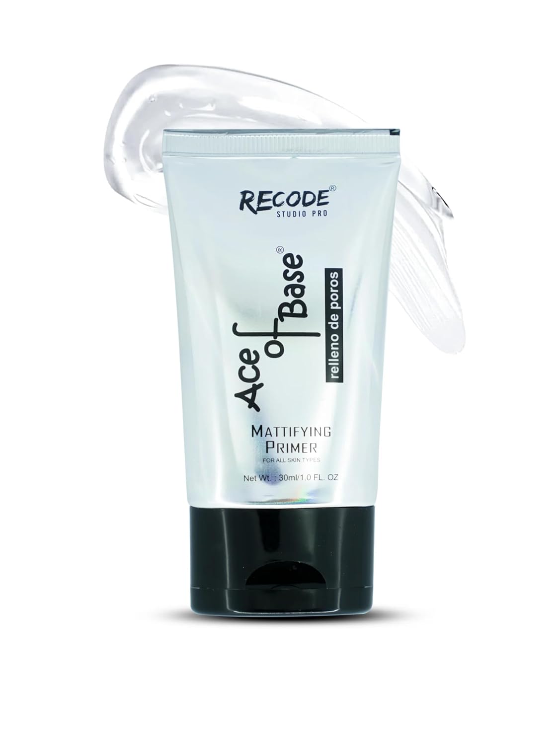 Recode Makeup Ace of Base Primer for Oily & Dry Skin, Lightweight & Silky Smooth, Face Primer for Women & Girls, All Skin Types, 30ml