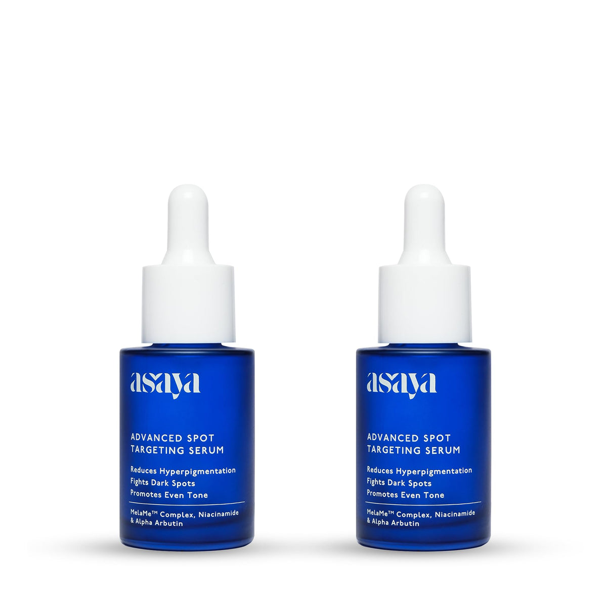 Asaya Advanced Spot Targeting Serum with MelaMe Complex, 5% Niacinamide & 2% Alpha Arbutin | Pigmentation Serum for Dark Spots, Uneven Tone & Radiant Skin | Pac