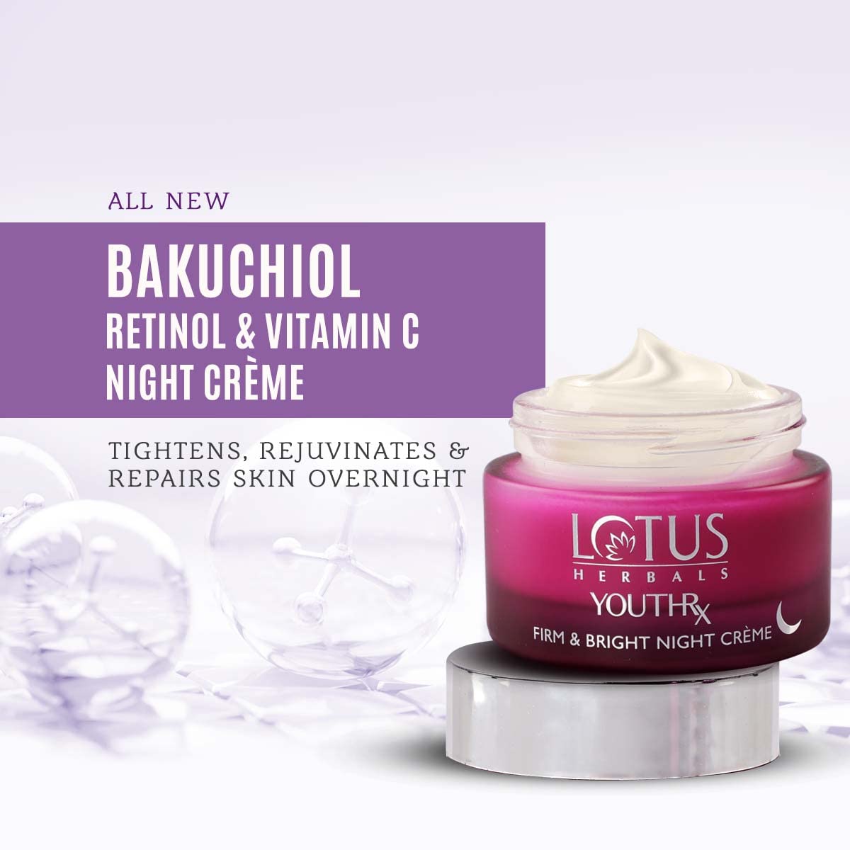 Lotus Herbals - YouthRx Firm & Bright Night Cream (50g)