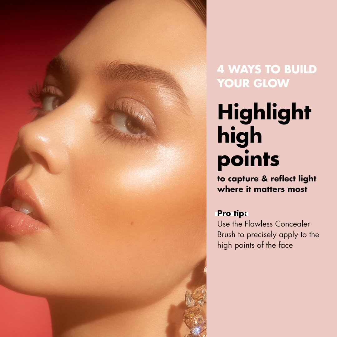 e.l.f. Halo Glow Liquid Filter, Complexion Booster For A Glowing, Soft-Focus Look, Infused With Hyaluronic Acid, Vegan & Cruelty-Free, 2 Fair-Light