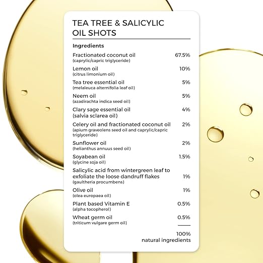 Brillare Tea Tree & Salicylic Oil Shots-8 x 6Ml
