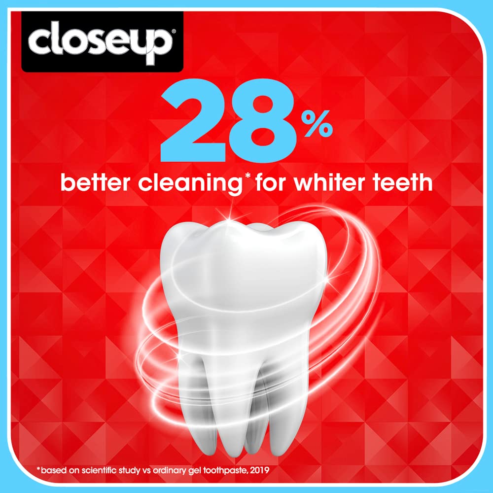 Close Up Hemir Toothpaste | India's No. 1 Gel Toothpaste|3X Fresher Breath |Upto 12 Hrs Of Fresh Breath & White Teeth|900G Fresh 900 g (Pack of 1)