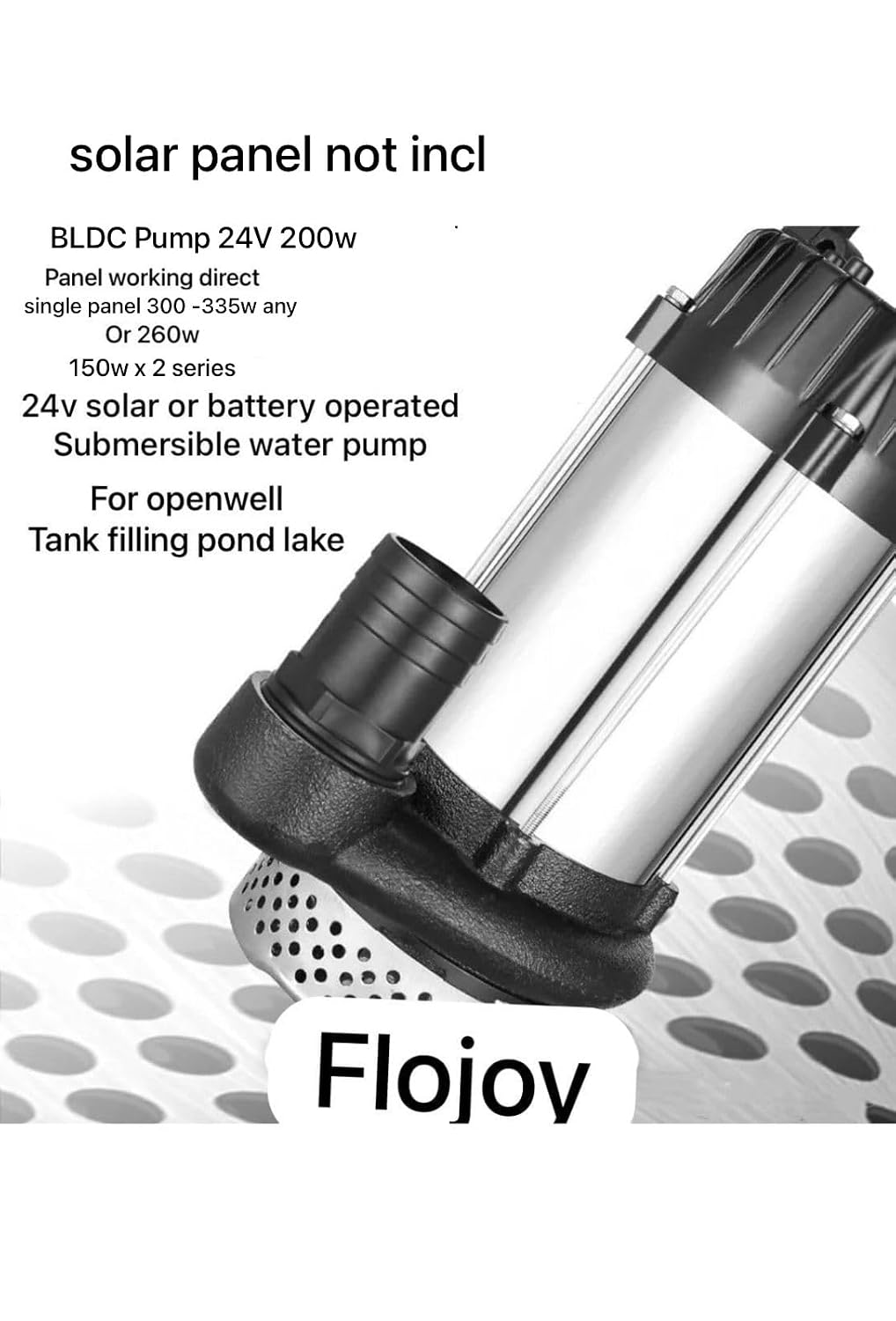 Asian Pumps & Machineries 24V BLDC Submersible Water Pump Solar Or Battery Operated For River, Lake, Openwell, Aqua Farming,Pond Head 30-35Ft Flow 6000-8000 Lhr
