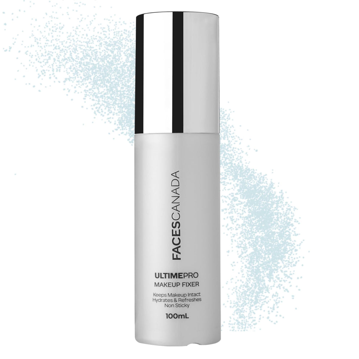 FACES CANADA Ultime Pro Makeup Fixer, 100 ml | Long Lasting Makeup Setting Spray | Keeps Makeup Intact | Hydrates, Soothes & Refreshes Skin | Hyaluronic Acid &